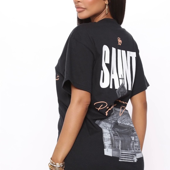 Fashion Nova House of Saint Graphic Tee - Picture 4 of 5
